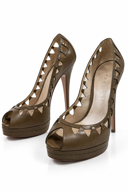 Shoes Nappa Taupe