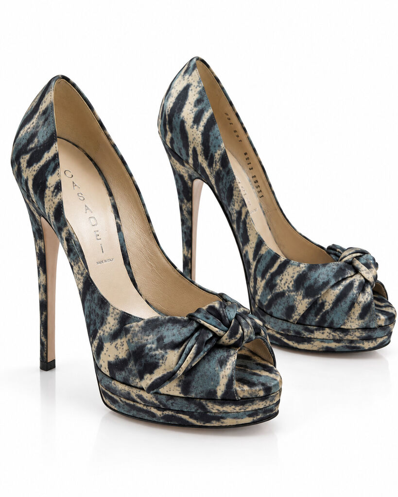 Shoes Tessuto Bei/Blu