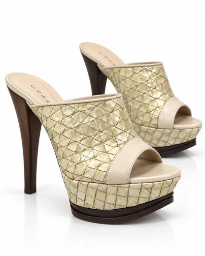 Shoes Crocco Beige