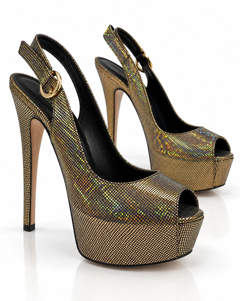 Shoes Laminato Oro