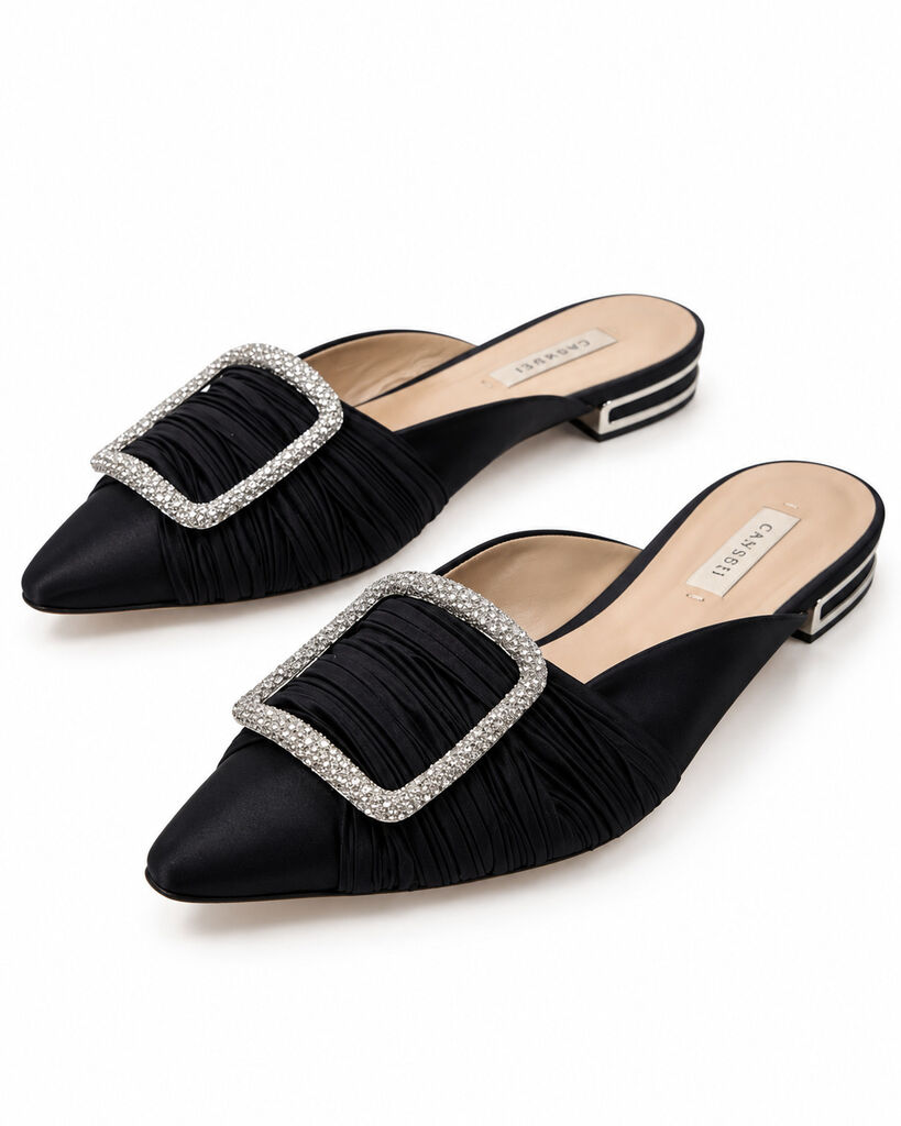 Shoes Satin NERO