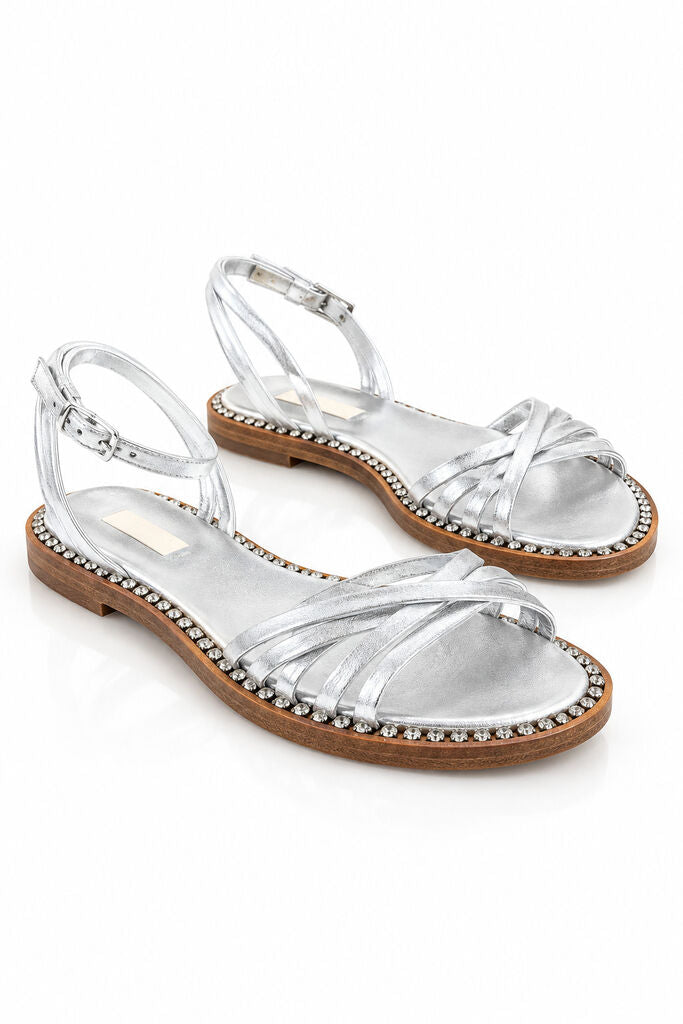 Shoes Laminato ARGENTO