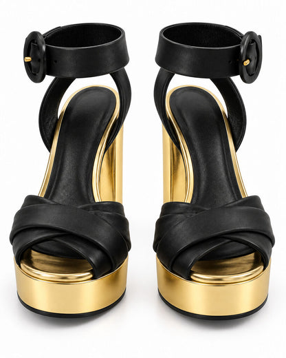 Shoes Nap/Lam NER+ORO