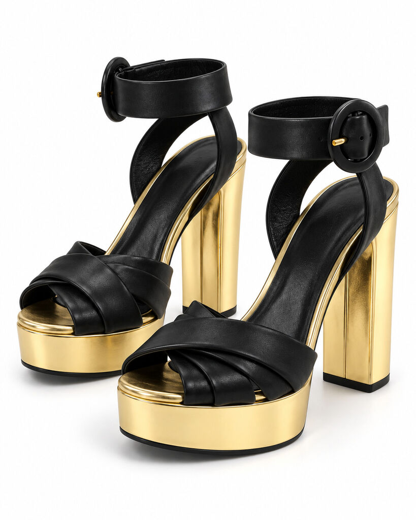 Shoes Nap/Lam NER+ORO