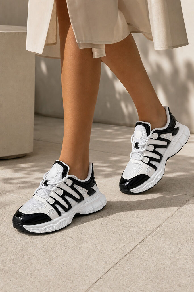 Sneaker Pat/Mesh BLACK