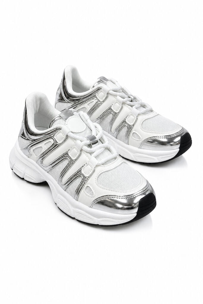 Sneaker Pat/Mesh SILVER