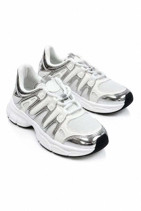 Sneaker Pat/Mesh SILVER