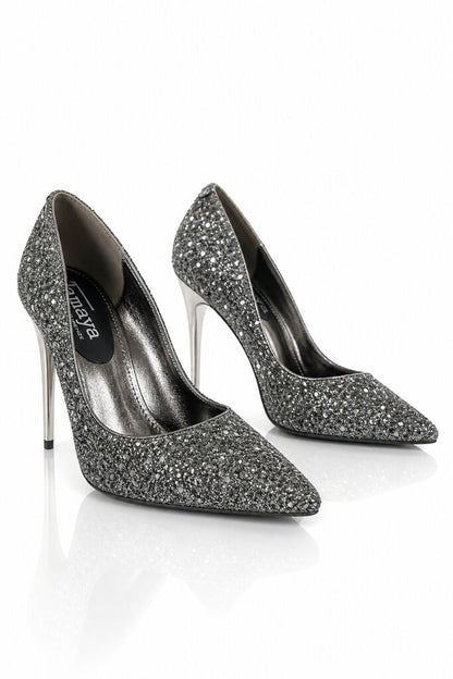 Shoes Glitter PEWTER