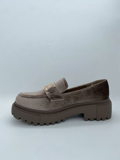 Loafer Velvet KHAKI
