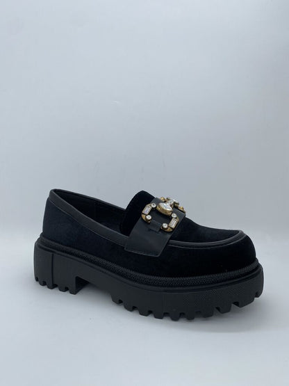 Loafer Velvet BLACK