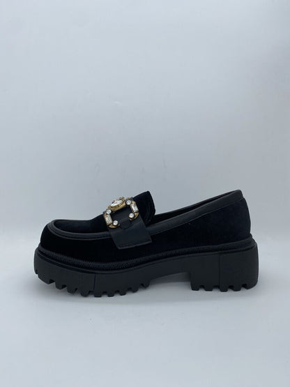 Loafer Velvet BLACK