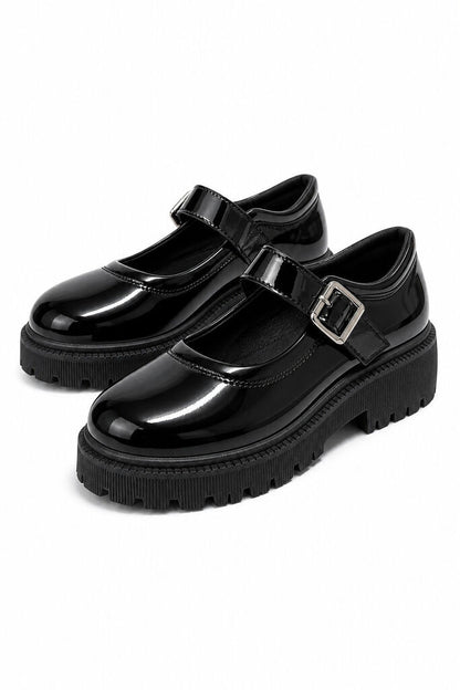 Mary Jane Shoe Vernice BLACK