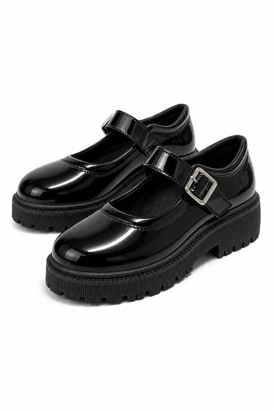 Mary Jane Shoe Vernice BLACK