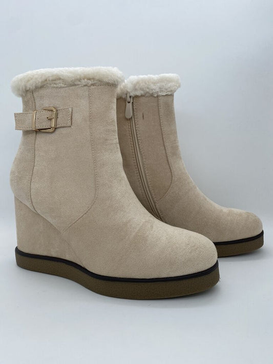Ankle Boot Suede BEIGE