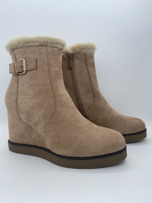 Ankle Boot Suede KHAKI