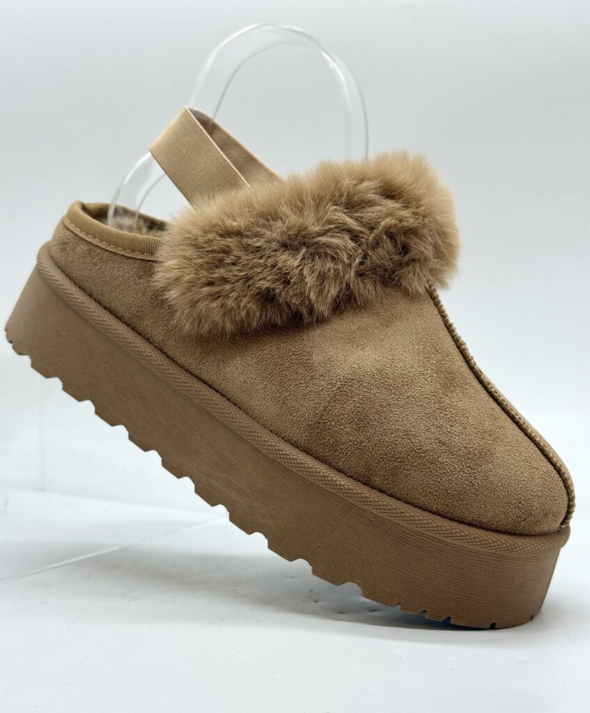Clog Sue/Fur CAMEL