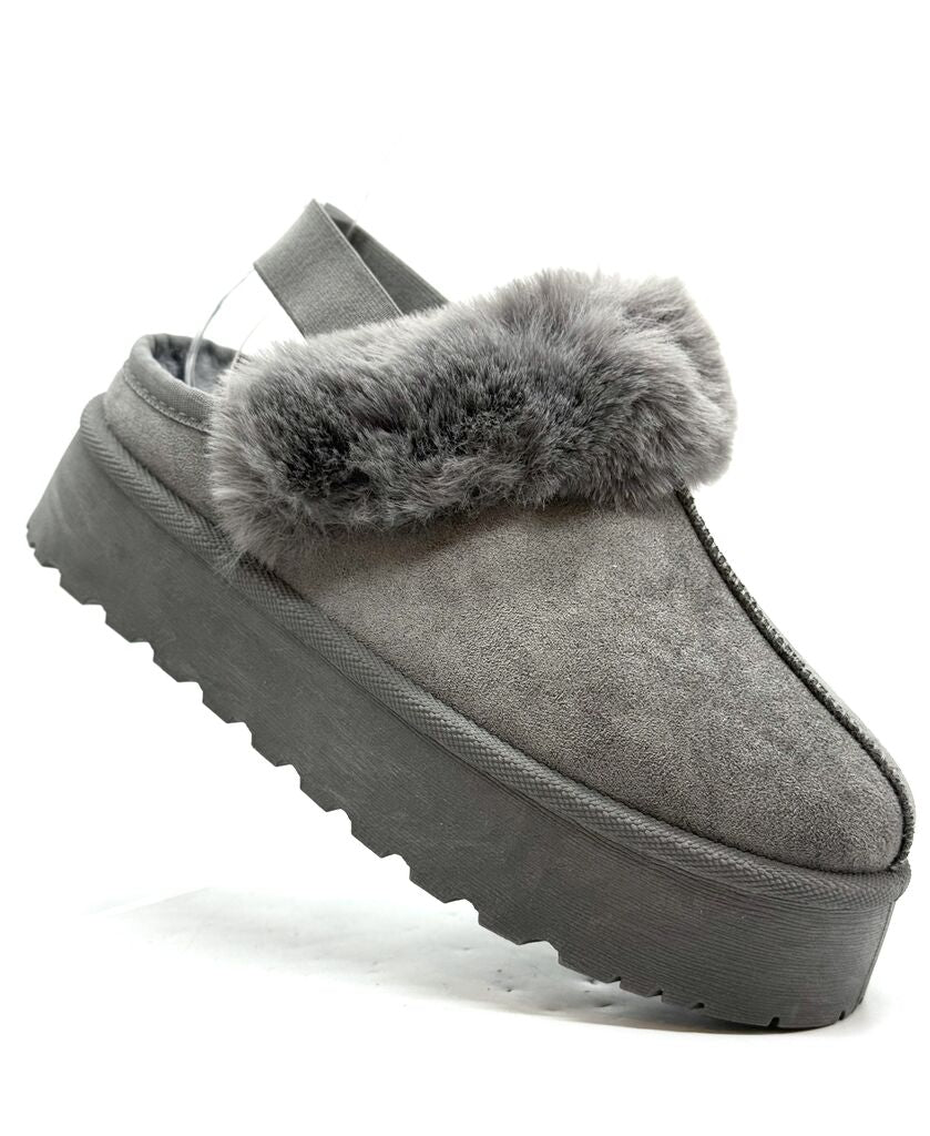 Clog Sue/Fur GREY