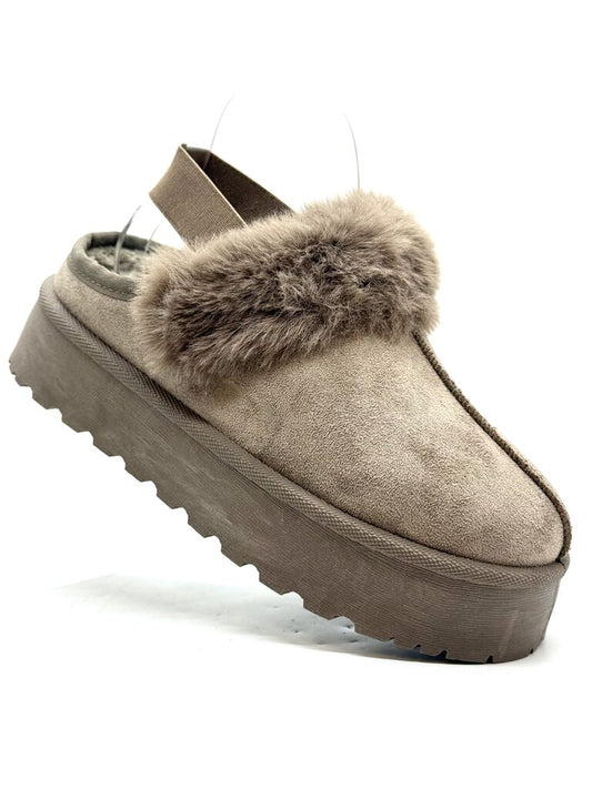 Clog Sue/Fur KHAKI