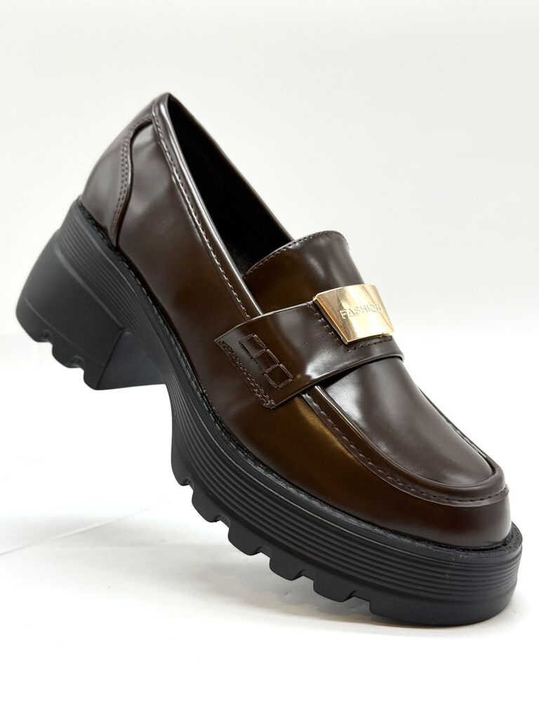 Loafer Patent BROWN