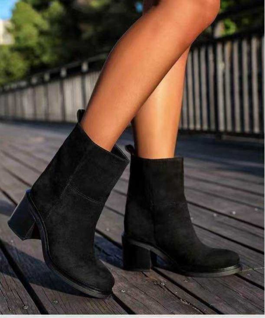 Ankle Boot Suede BLACK