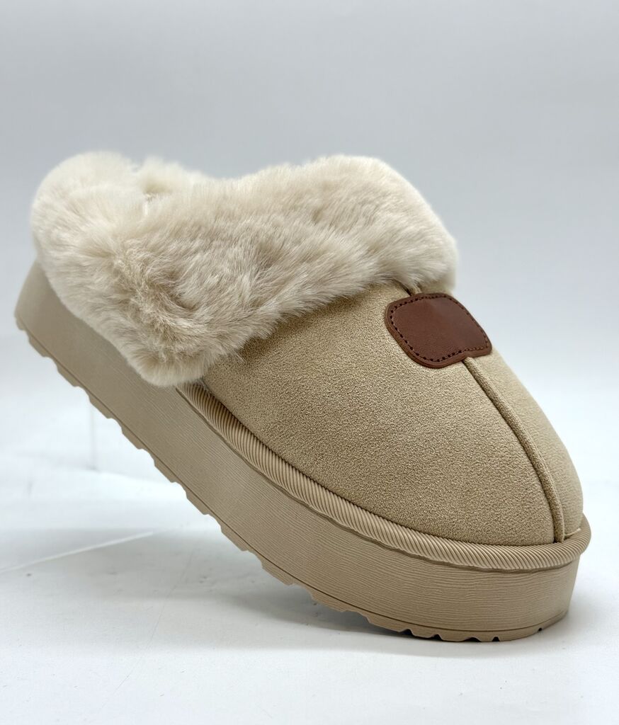 Clog Sue/Fur BEIGE
