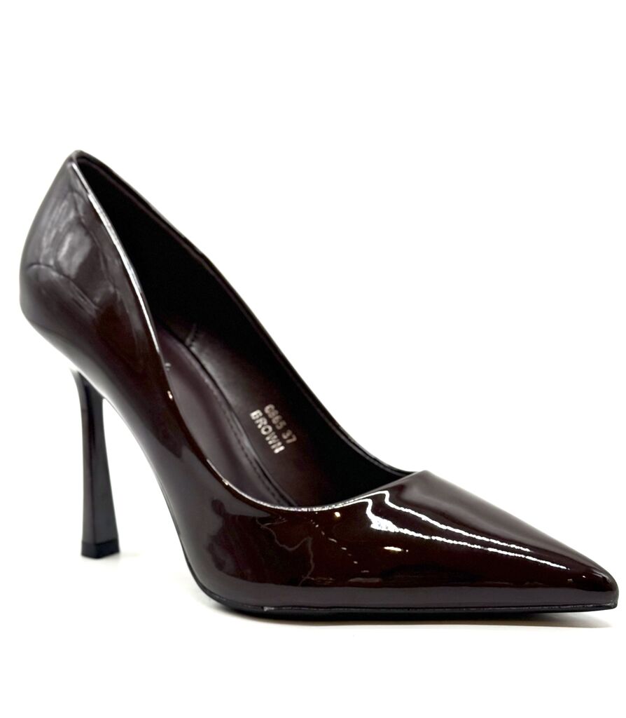 Pump Vernice BROWN