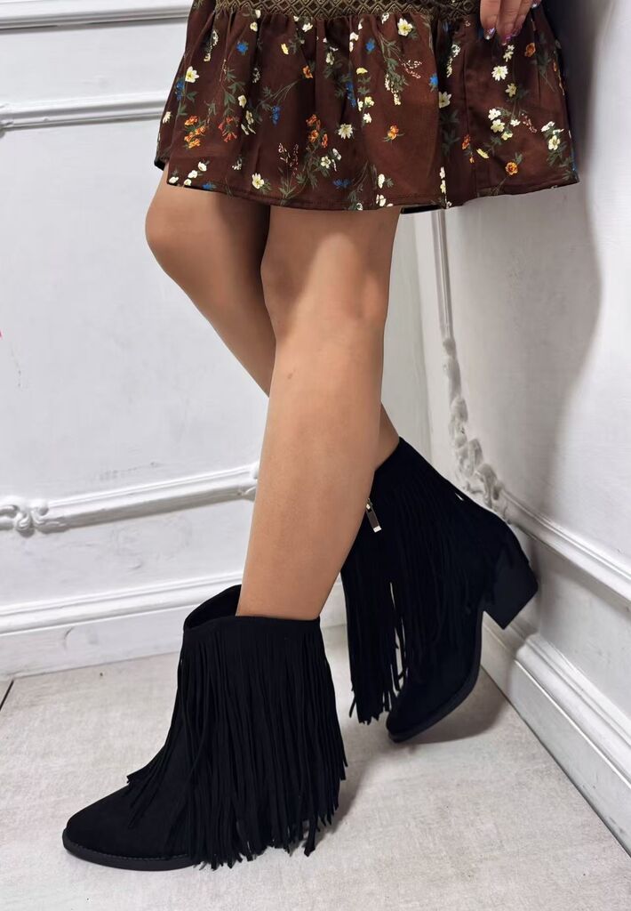 Ankle Boot Suede BLACK