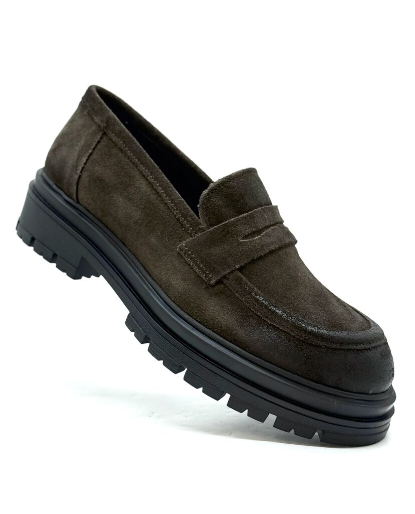 Loafer Camoscio PETROLI