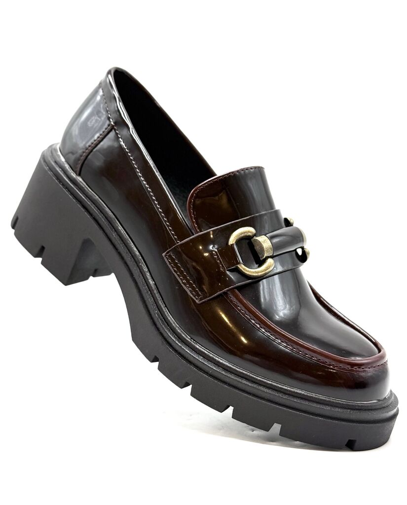Loafer Patent BROWN
