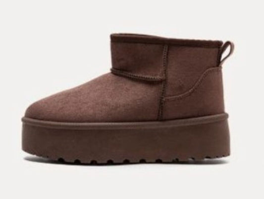 Ankle Boot Sue/Fur BROWN