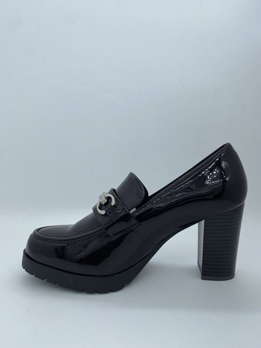 Heeled Loafer Vernice BROWN