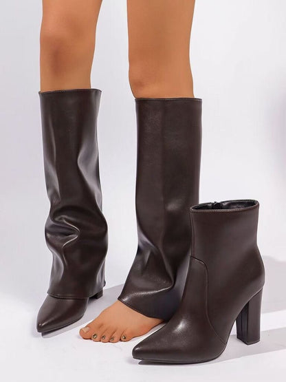 Knee High Boot Nappa BROWN