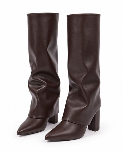 Knee High Boot Nappa BROWN