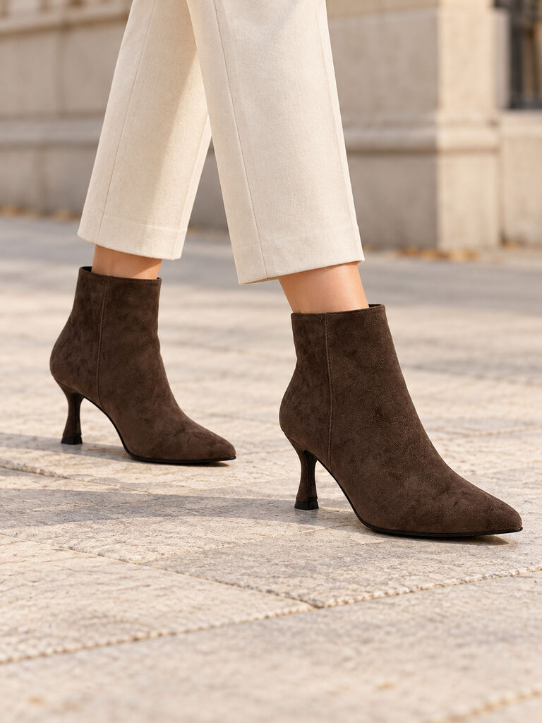 Ankle Boot Suede BROWN
