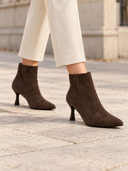 Ankle Boot Suede BROWN