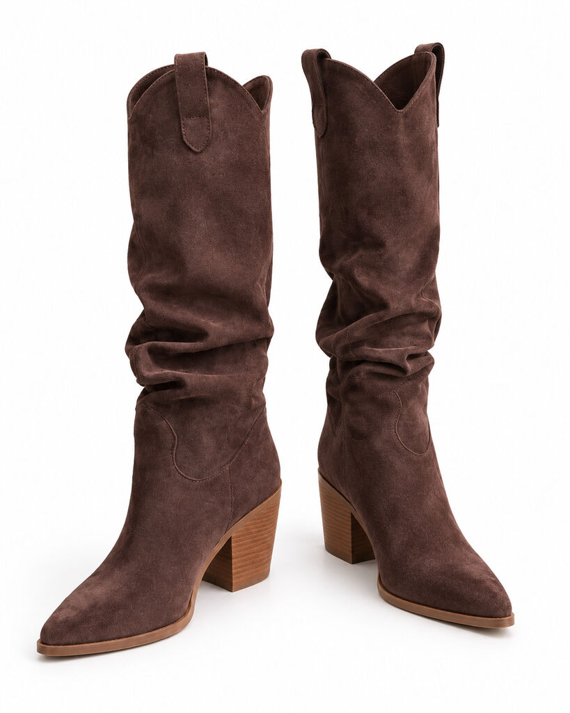 Western Boot Suede MOKA
