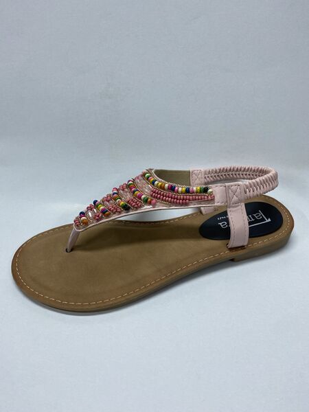 Flat Shoe Beads PINK