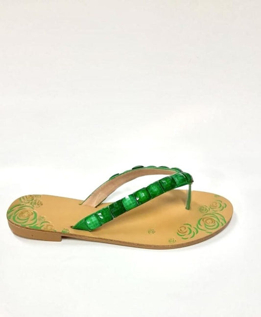 Slipper Stone GREEN