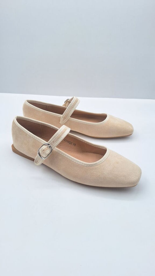 Ballerina Suede BEIGE