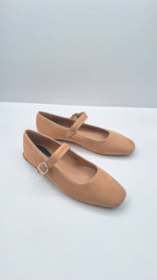 Ballerina Suede CAMEL