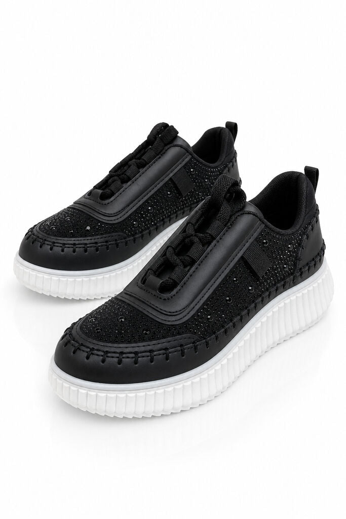 Sneaker Nap+Strass BLACK