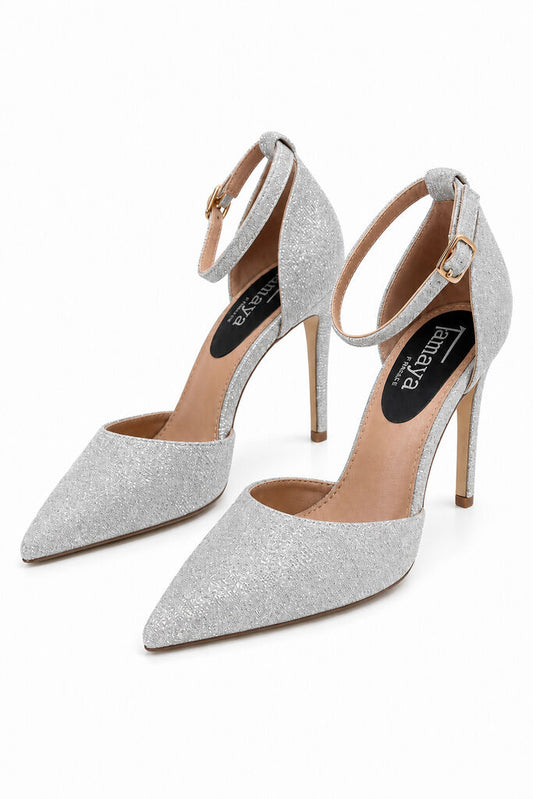 Ankle Strap Pump Eva SILVER
