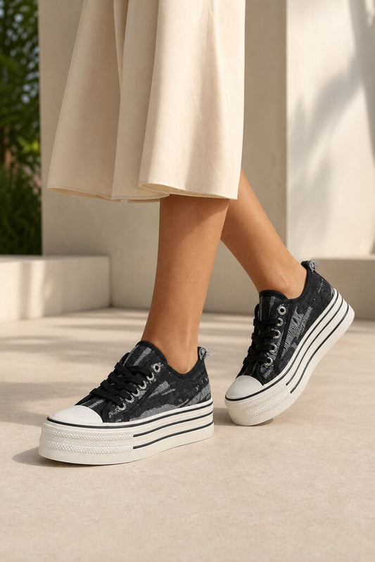 Sneaker Jeans BLACK