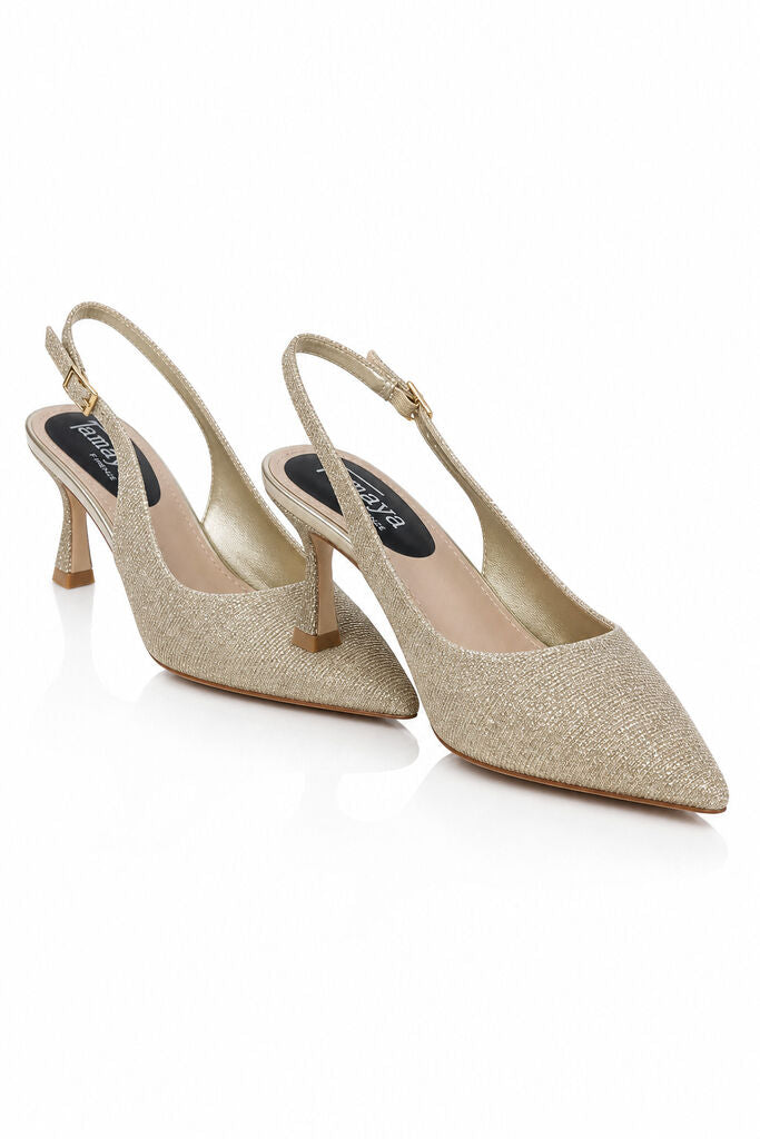 Sling-Back Eva GOLD
