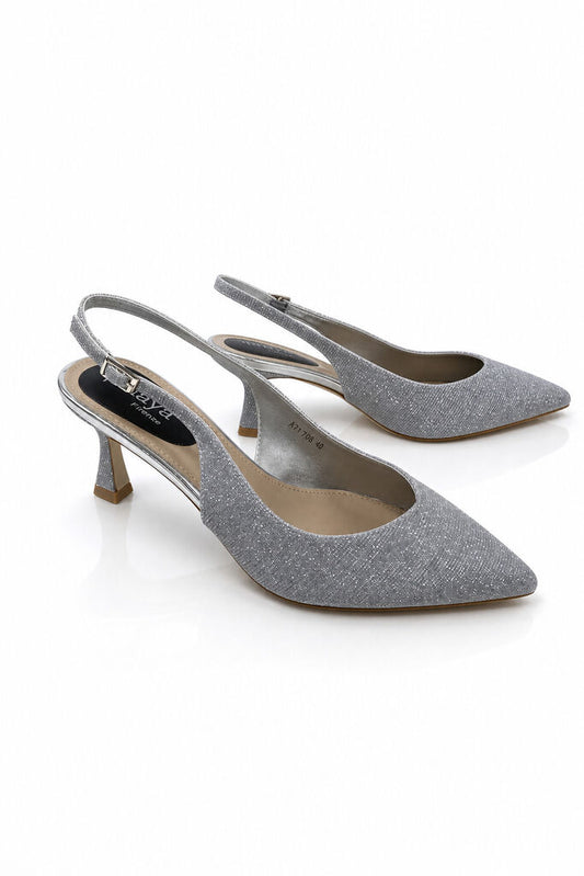 Sling-Back Eva SILVER