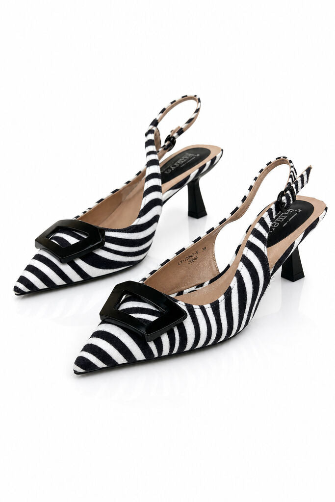 Sling-Back Zebra ZEBRA