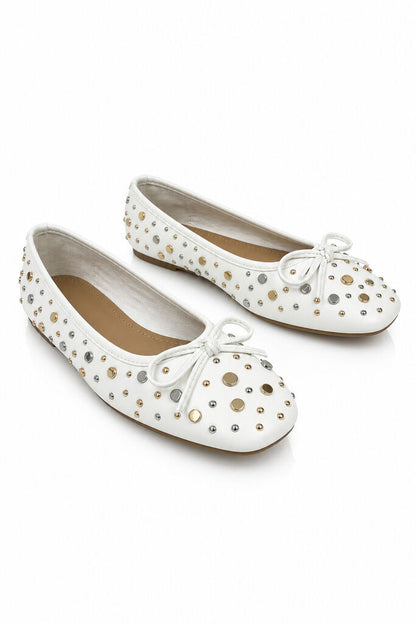Ballerina Stud.Nap WHITE