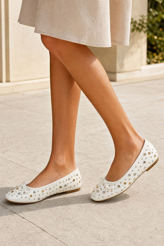 Ballerina Stud.Nap WHITE