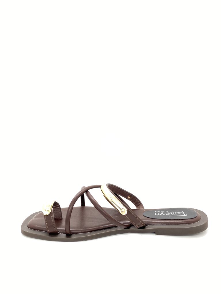 Flat Shoe Nappa BROWN