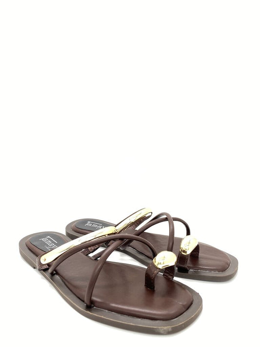 Flat Shoe Nappa BROWN